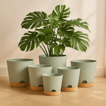 AquaFlor – Zelfbewaterende Bloempotten – Slimme Plantenbakken in Verschillende Maten voor Kamerplanten & Kruiden