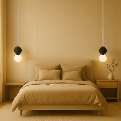 Hanglamp – Compacte Vorm & Unieke Terrazzo Textuur
