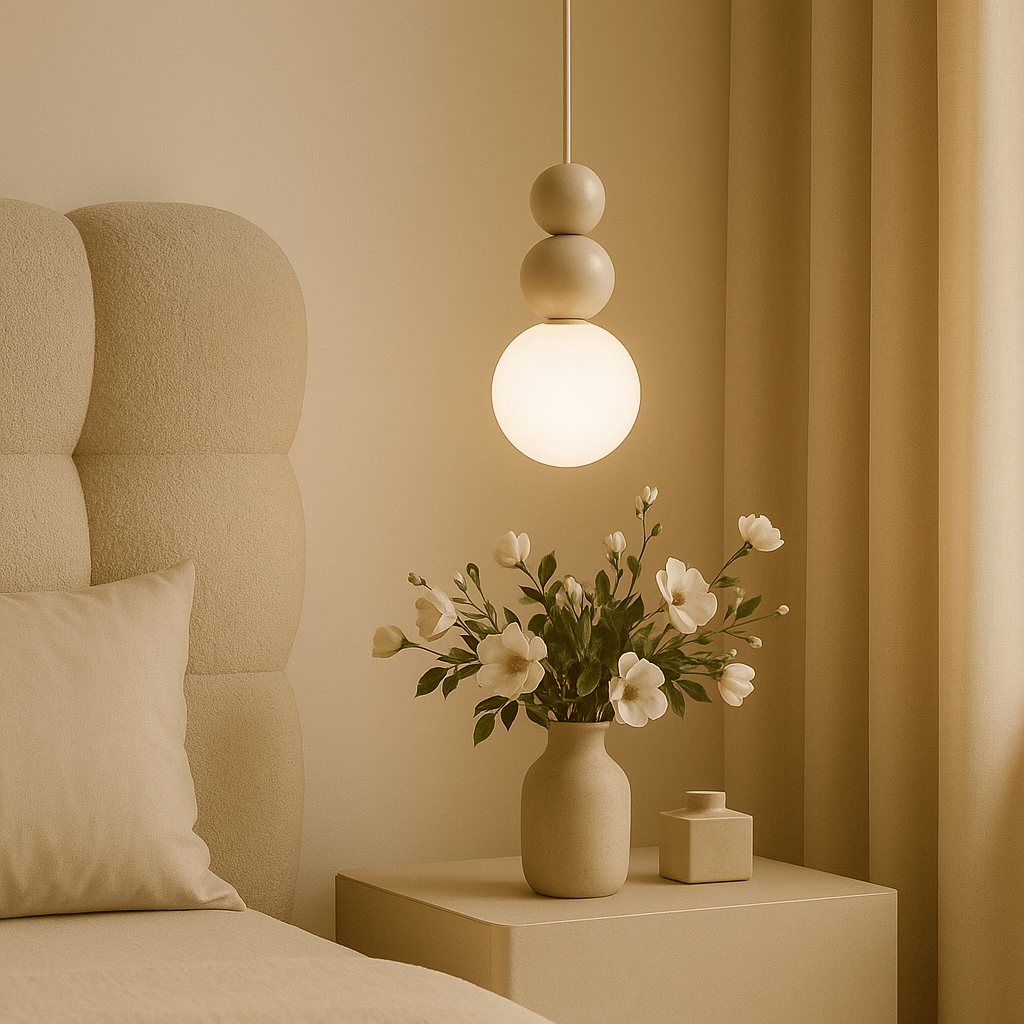 Hanglamp – IJzeren Frame En Mat Glas Voor Zachte Gloed