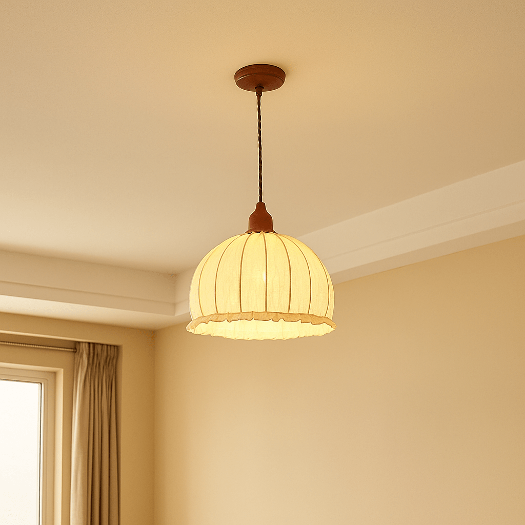 Hanglamp - Stoffen Kap Diffuseert Zachte Warme Gloed