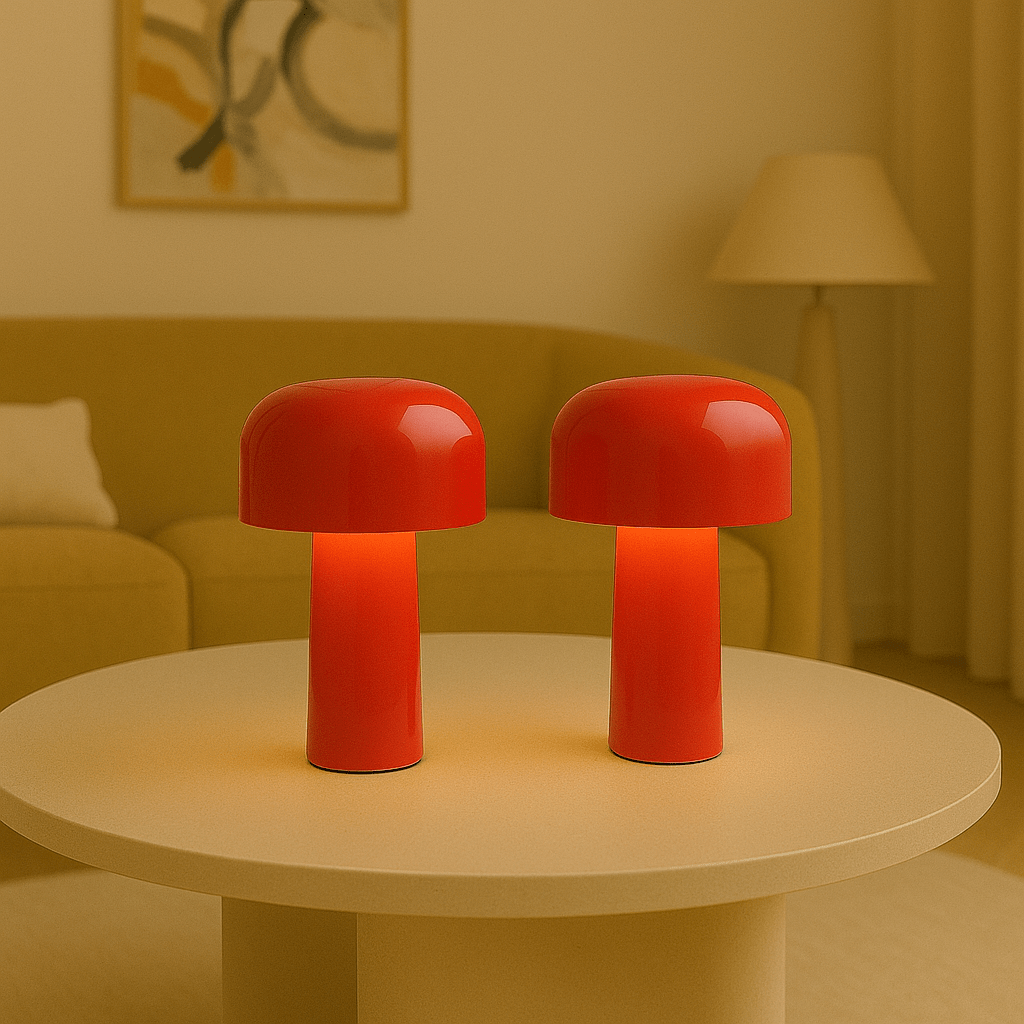 Tafellamp – Paddenstoelvorm & Draadloos Sfeerverlichting