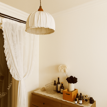 Hanglamp - Stoffen Kap Diffuseert Zachte Warme Gloed