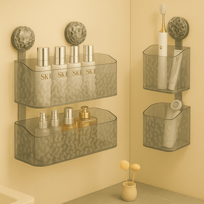 Wandrek - Zuignapmontage En Opbergruimte Zonder Boren