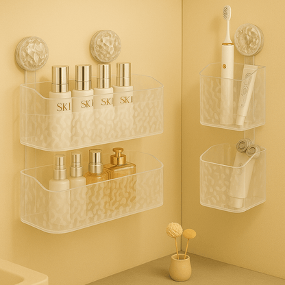 Wandrek - Zuignapmontage En Opbergruimte Zonder Boren