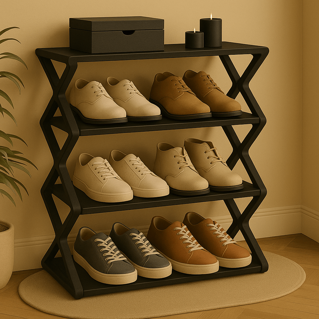 Schoenenrek – Minimal Silhouet & Bespaart Vloerruimte