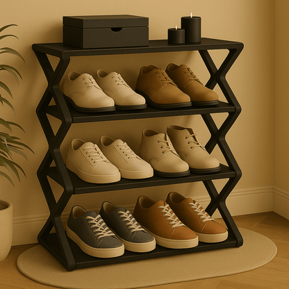 Schoenenrek – Minimal Silhouet & Bespaart Vloerruimte