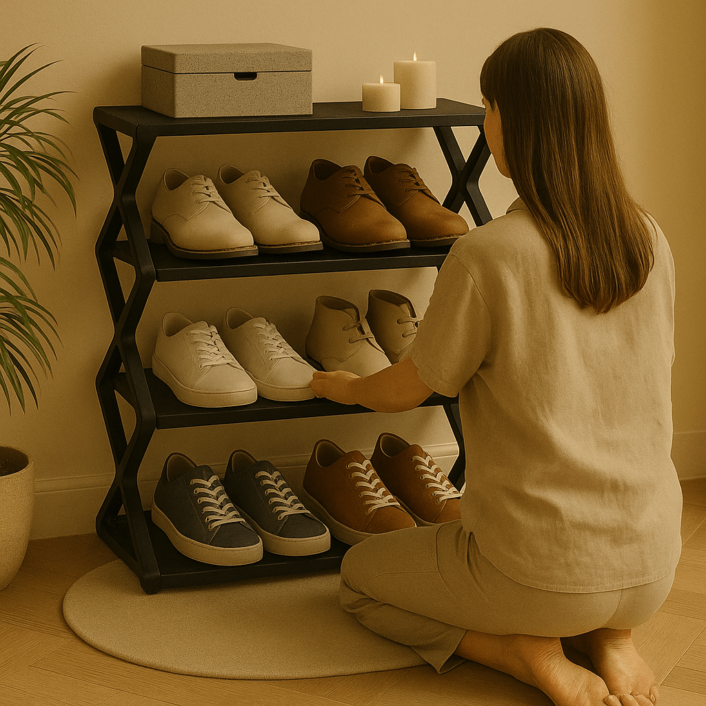 Schoenenrek – Minimal Silhouet & Bespaart Vloerruimte